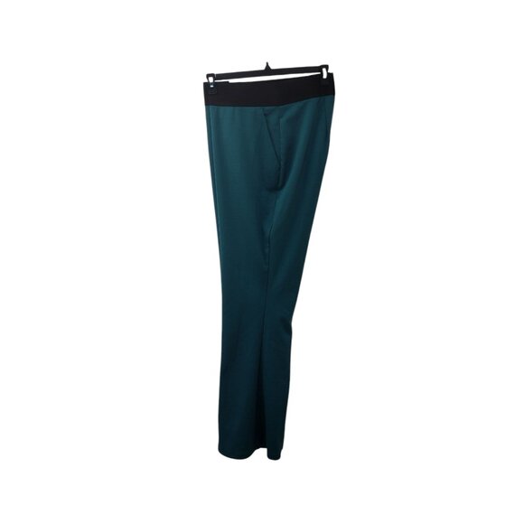 DG2 by Diane Gilman: Ponte Knit Pull-On High Rise Flare Pant, Size 2X, Green - Picture 2 of 8